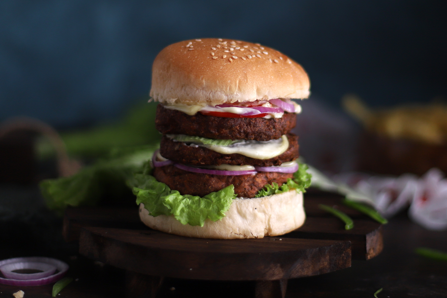 Chicken premium beast burger