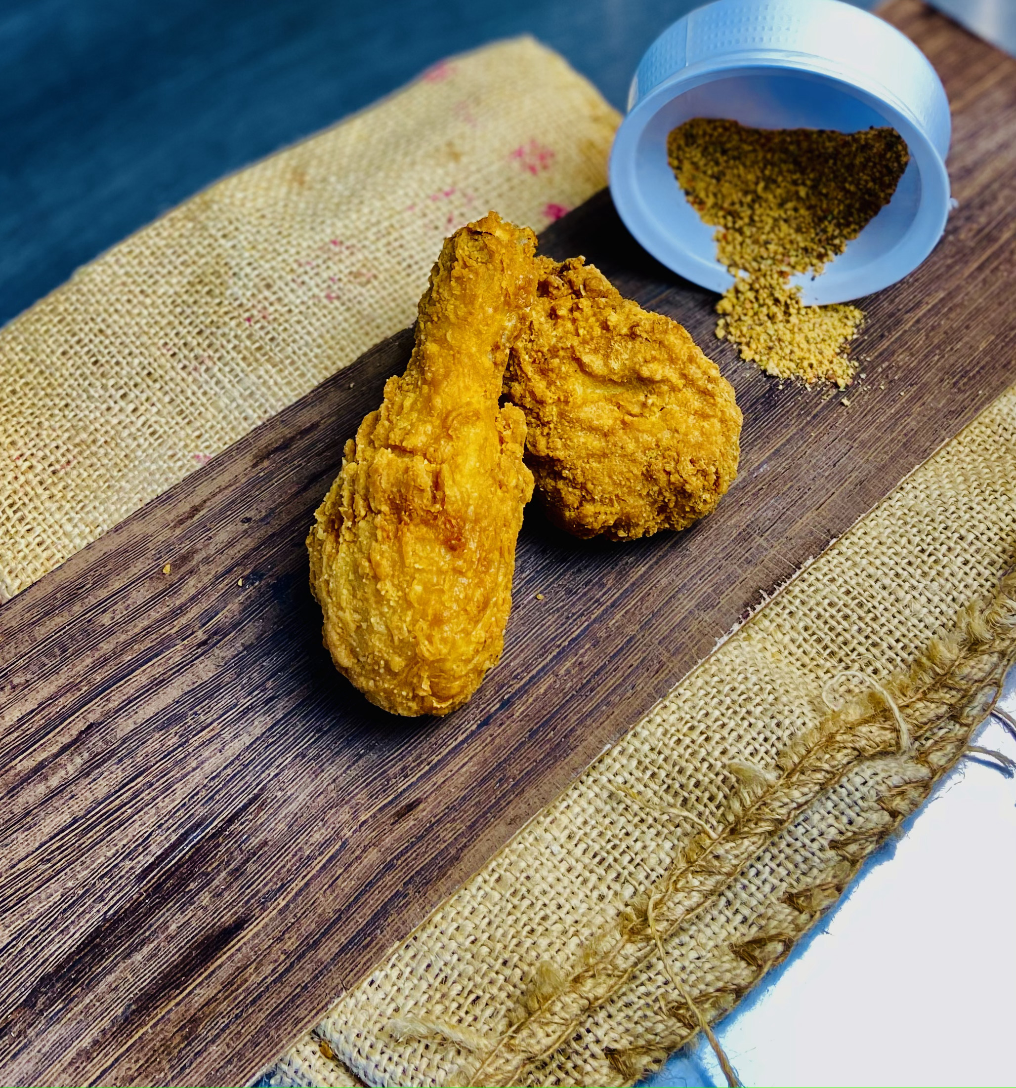 Lemon pepper fried chicken 2 pc