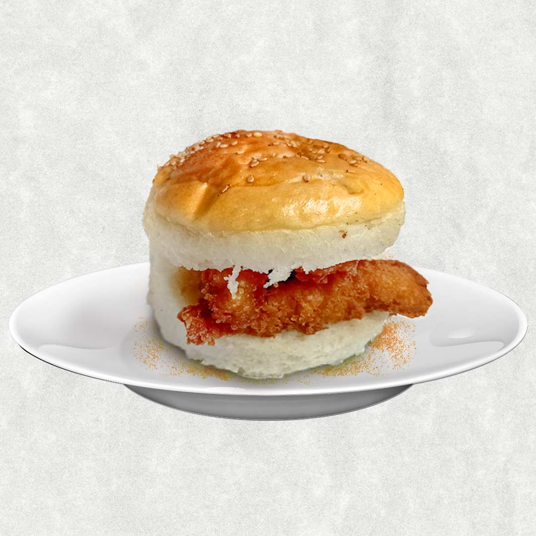 Chicken strips burger 