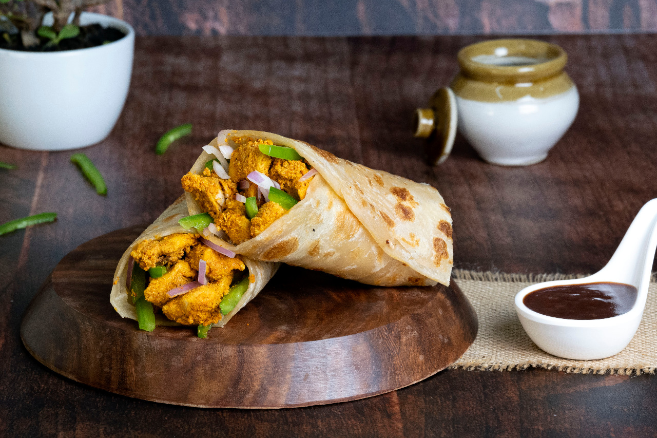 Chicken shami mini roll