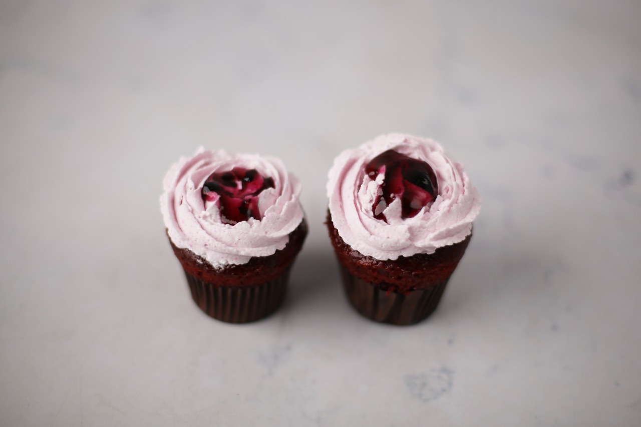 Blueberry cupcakes