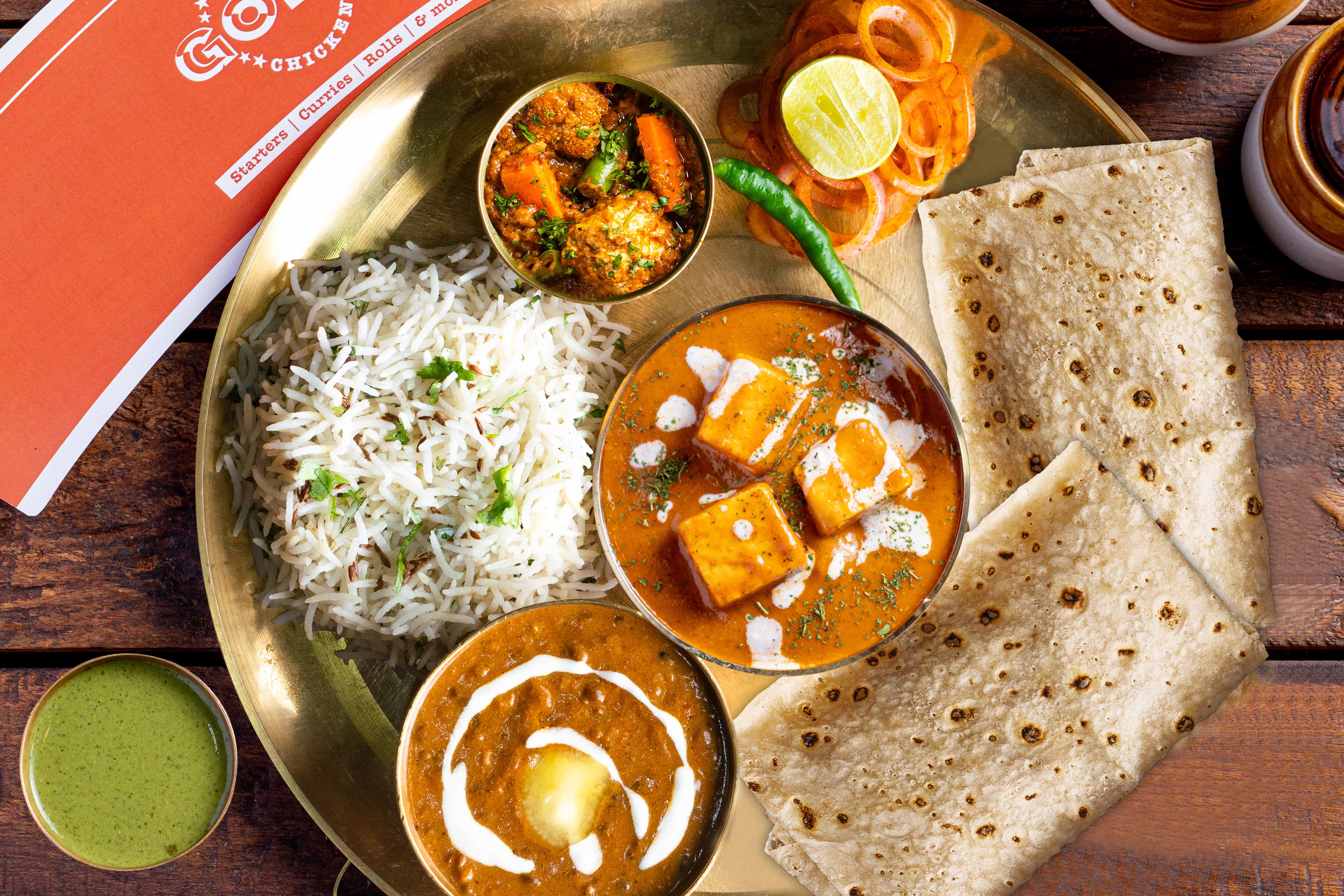 Butter Paneer Thali