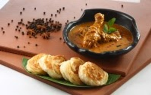 Bun Parotta With Naatu Kozhi Chops