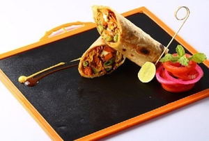 Masala Omelette Wrap