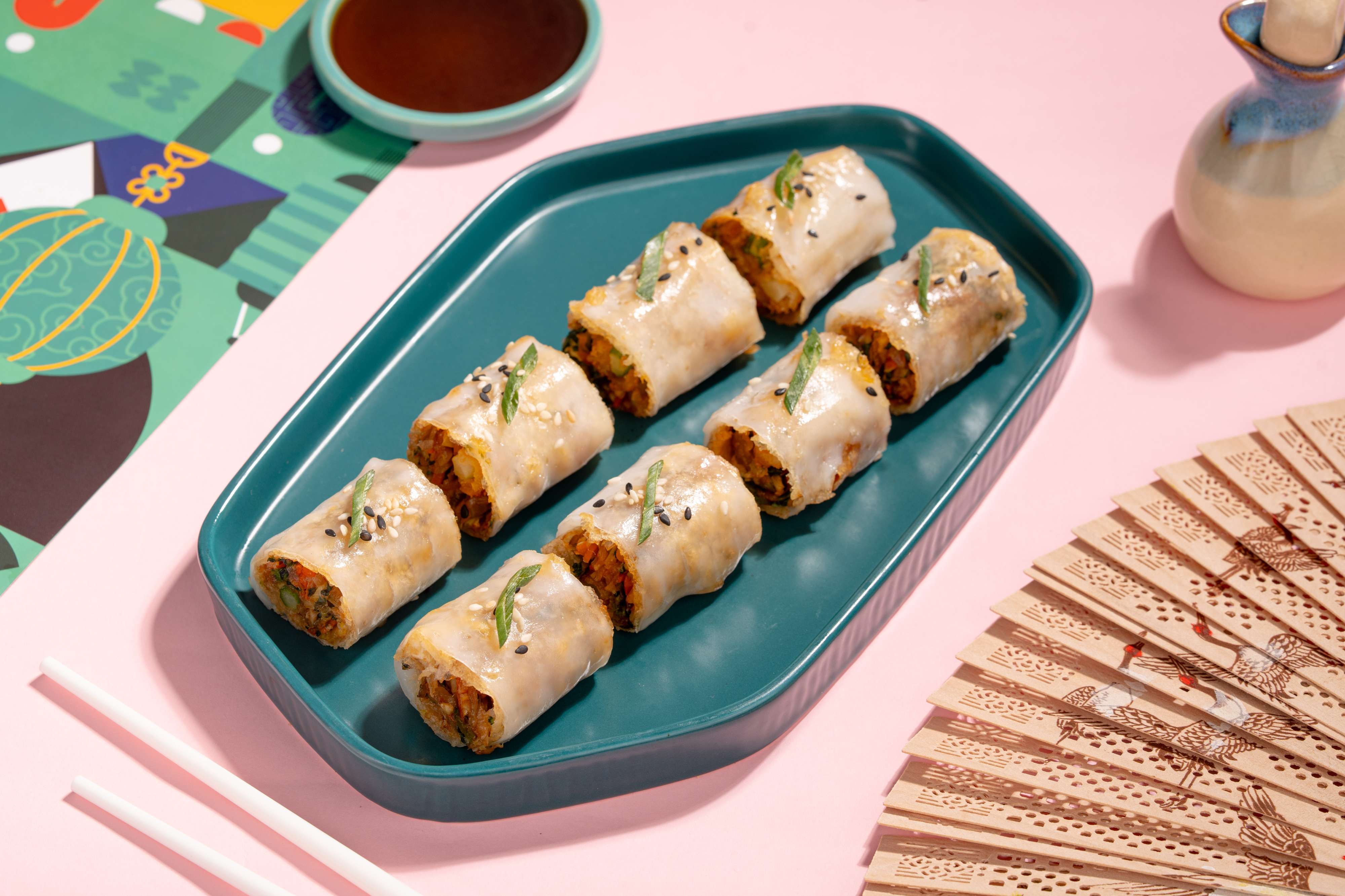 Crispy Aspagargus Cheung Fun (Mc)