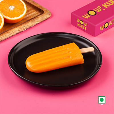 Orange Ice Pops