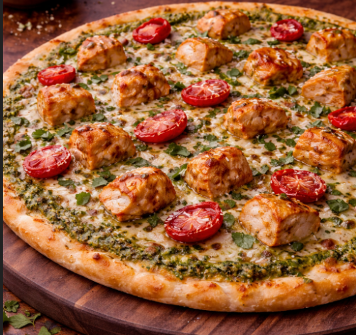 Pesto Chicken Pizza