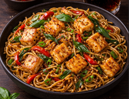 Paneer Chilli Basil Noodles Combo