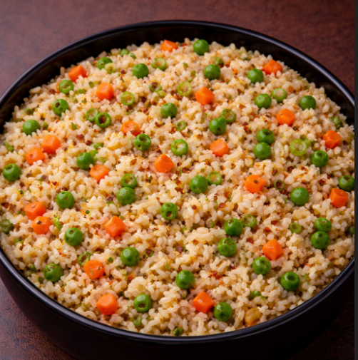 Butter Garlic Fried Rice (Veg)
