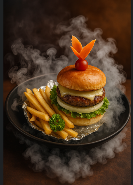 Le Celeb Dhunwadhar Burger  -Non Veg