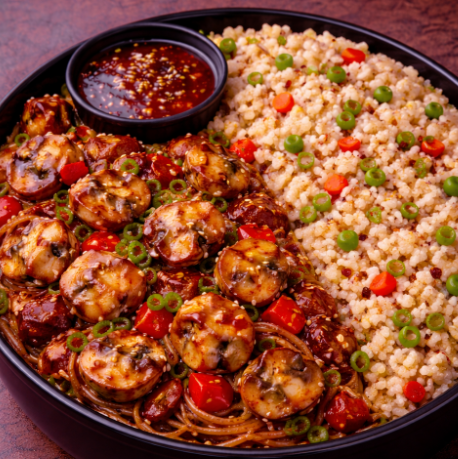 Mushroom Hot Garlic Rice Combo