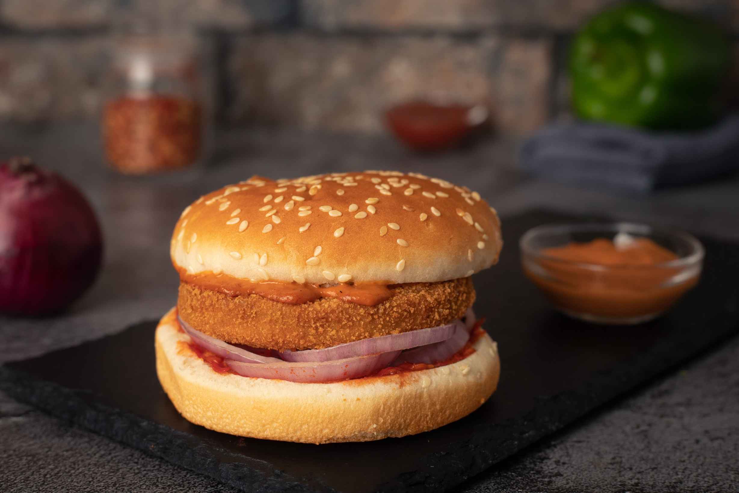 Chicken Tikka Burger