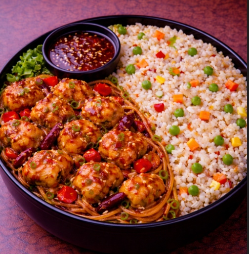 Chicken Hot Garlic Rice Combo