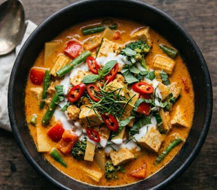 Thai Penang curry -Veg