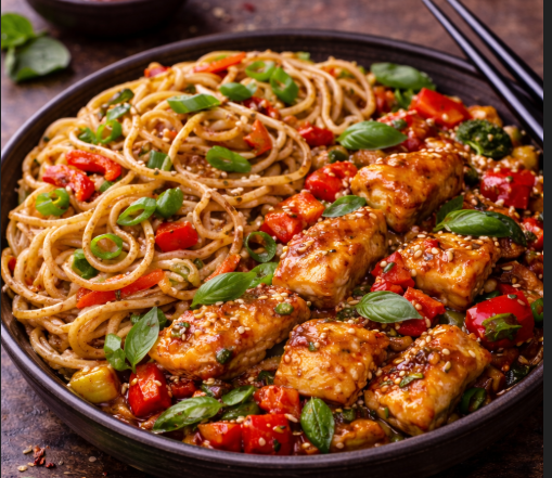 Fish Chilli Basil Noodles Combo