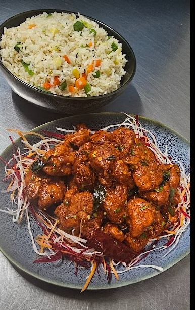 Chicken Manchurian Rice Combo