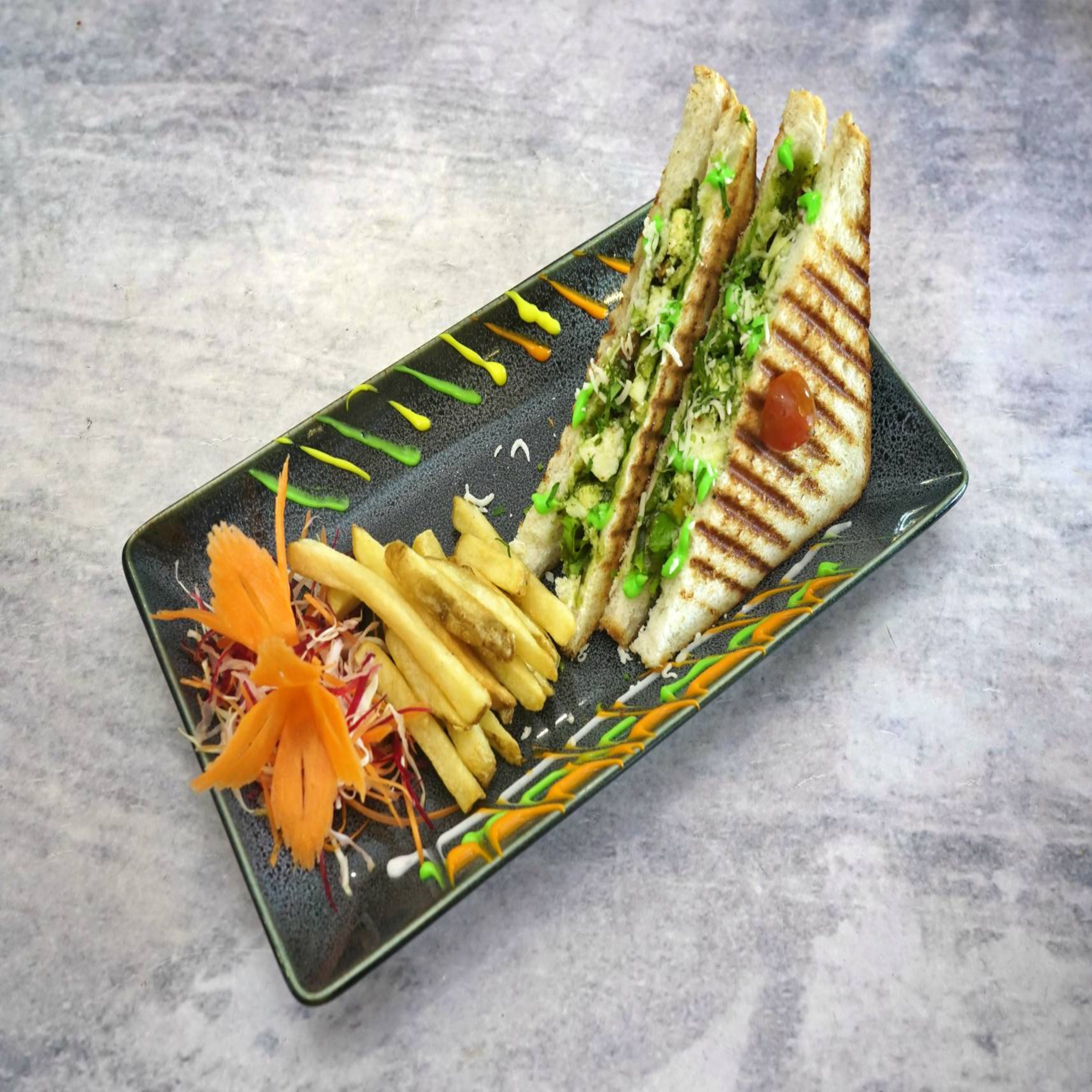 Pesto Panner Sandwich