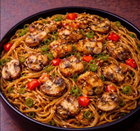 Mushroom Hot Garlic Noodles Combo