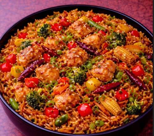 Szechuan Fried Rice - Chicken