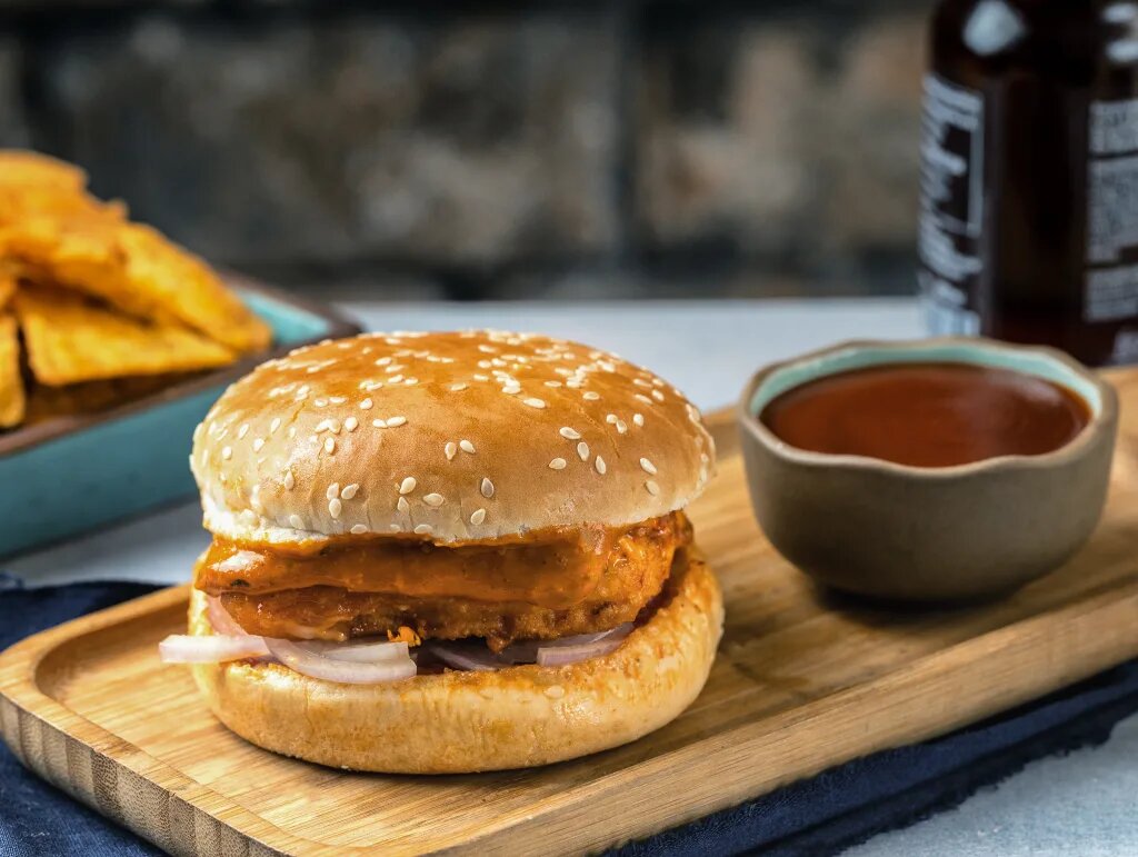 Paneer Tikka Burger