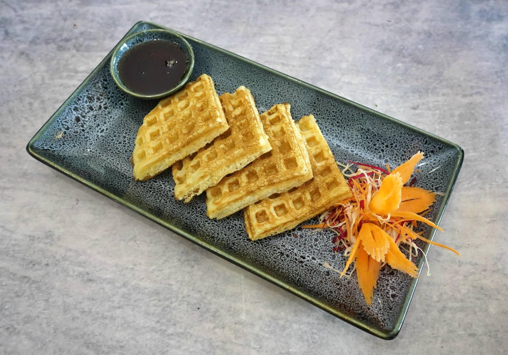 Waffle with Syrup