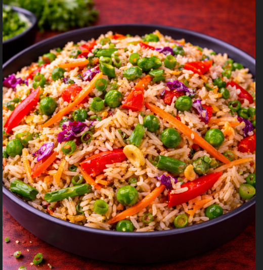 Veg Hakka Fried Rice - Small Bowl
