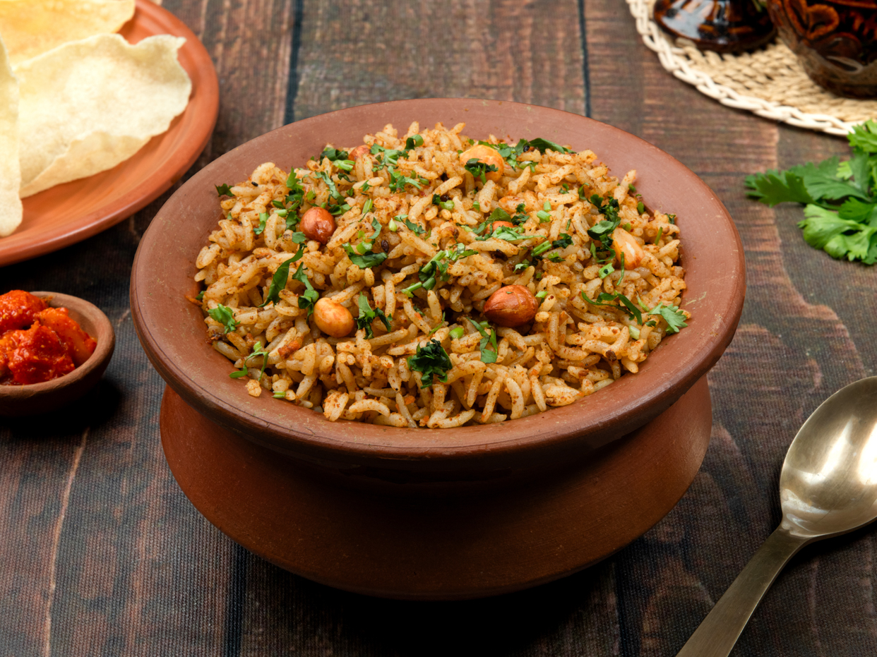 Andhra Tamarind Rice Bowl (Hand Tossed)