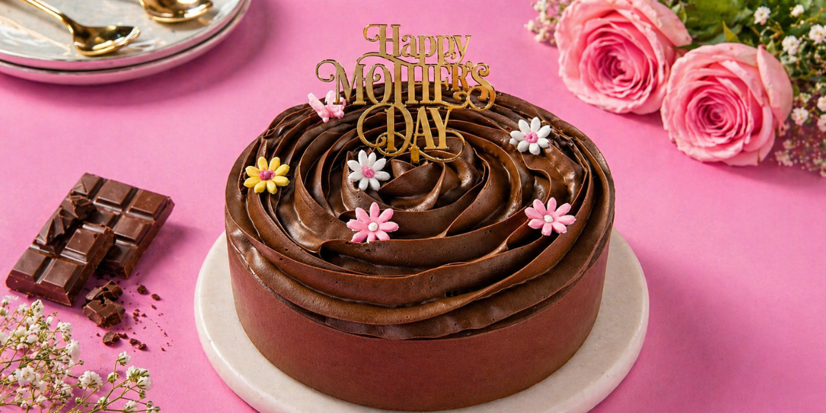 Happy Mother's Day Floral Cake - 500 Gms