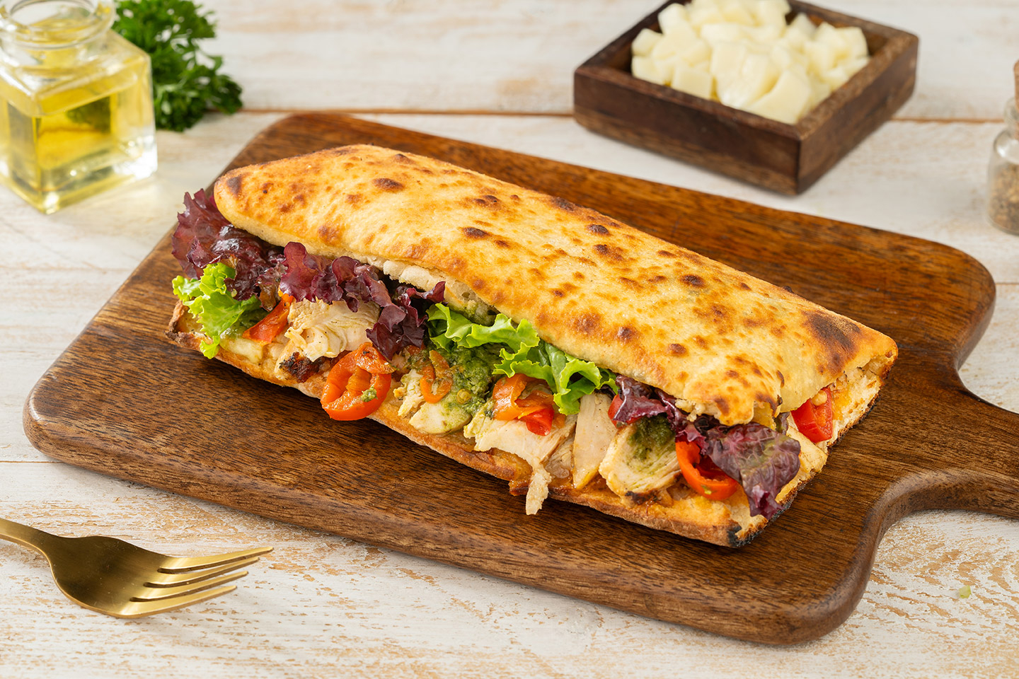 High Protein(37.5 G) Sourdough Grilled Chicken Sandwich