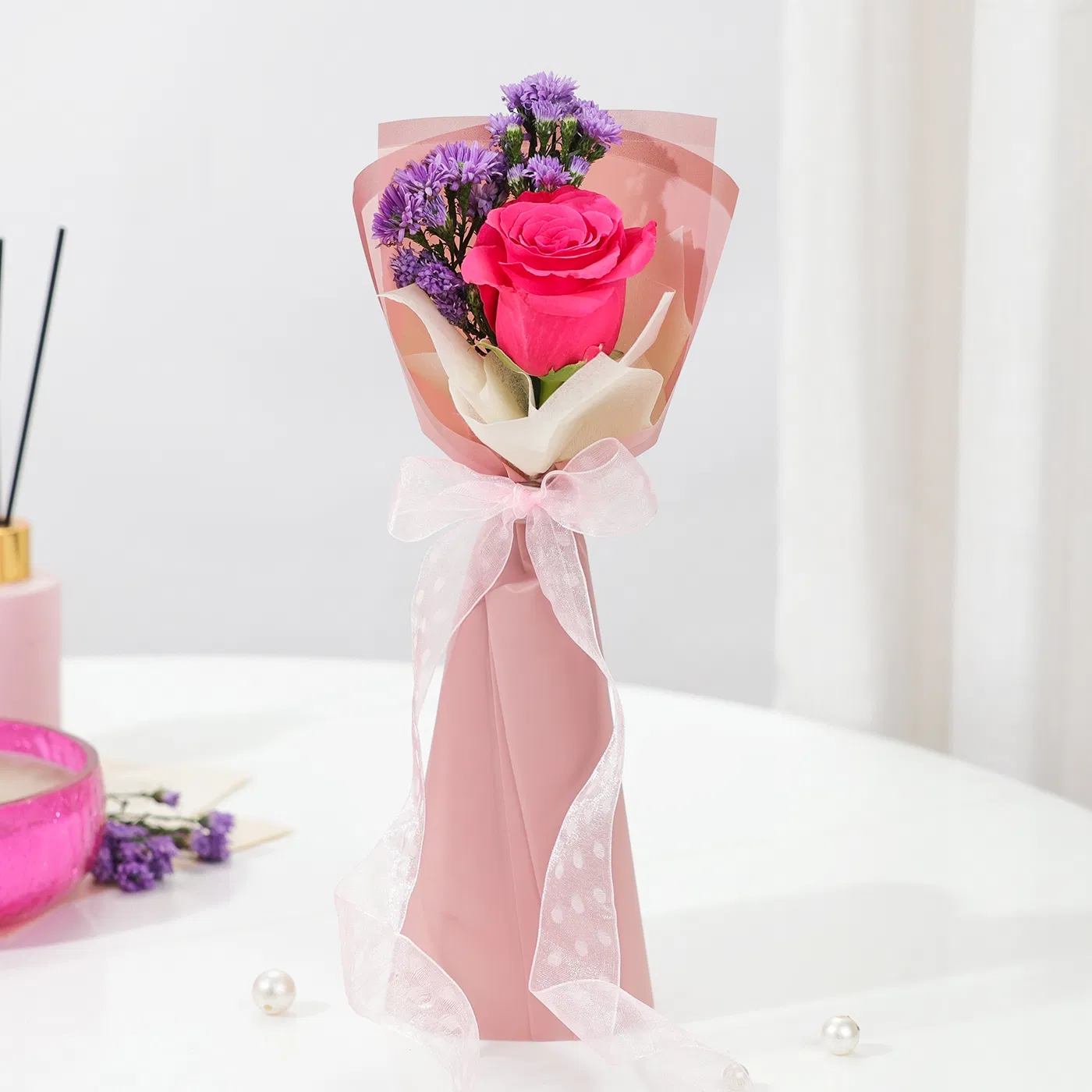 Rose & Daisy Flower Bouquet