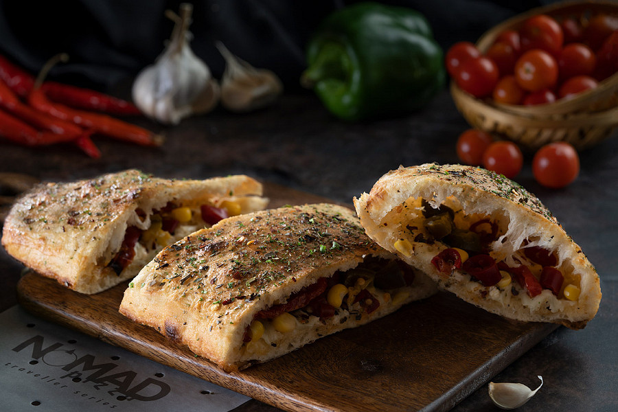 High Protein(38.4 G) Sourdough Stuffed Garlic Bread