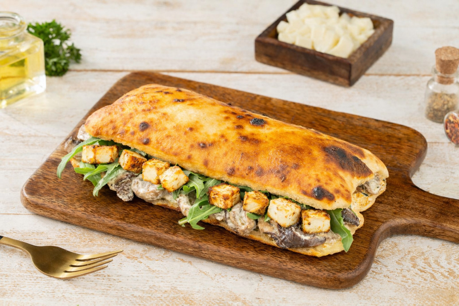 High Protein(22.8 G) Sourdough Pesto Sandwich
