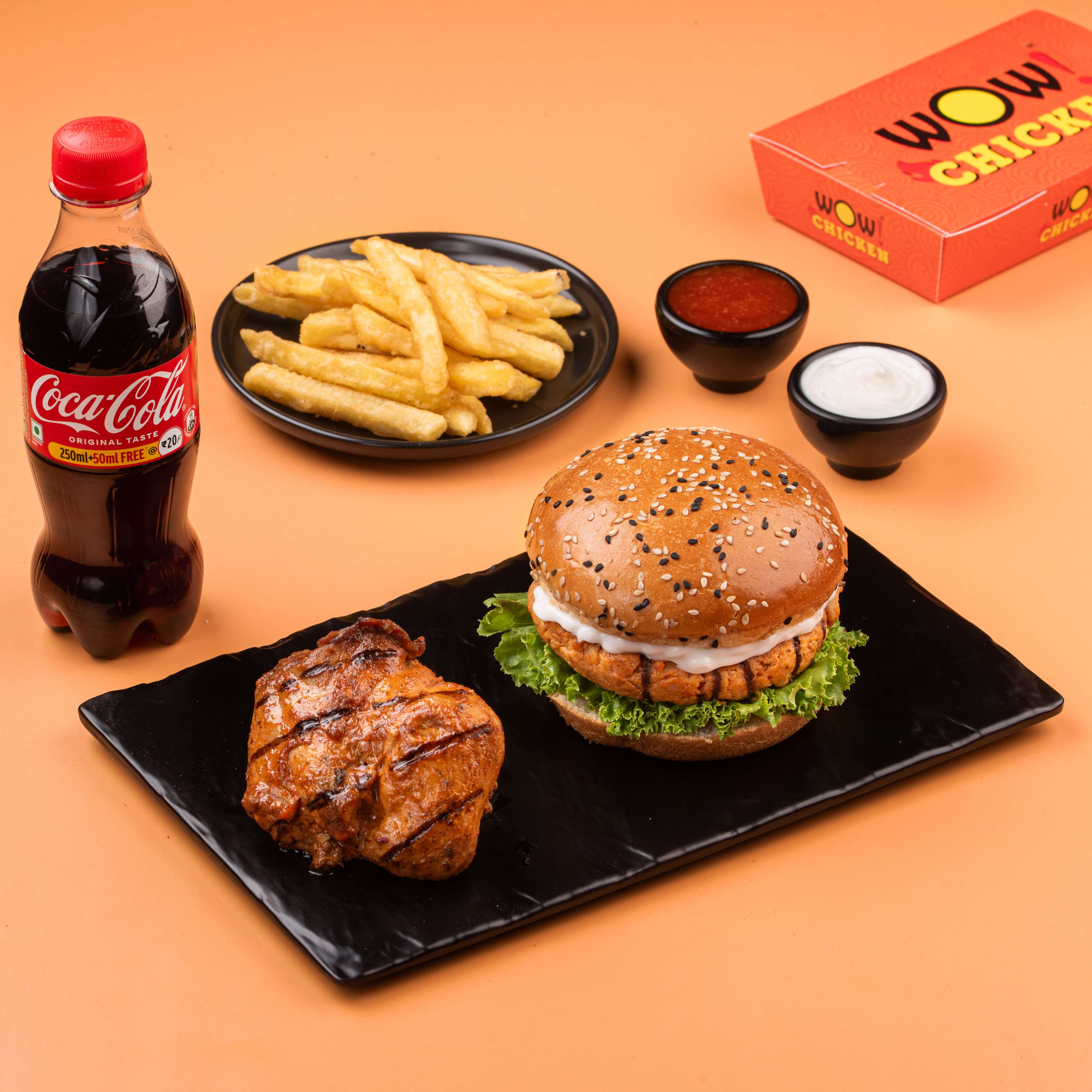 5 In 1 Meal Tandoori Burger Feast