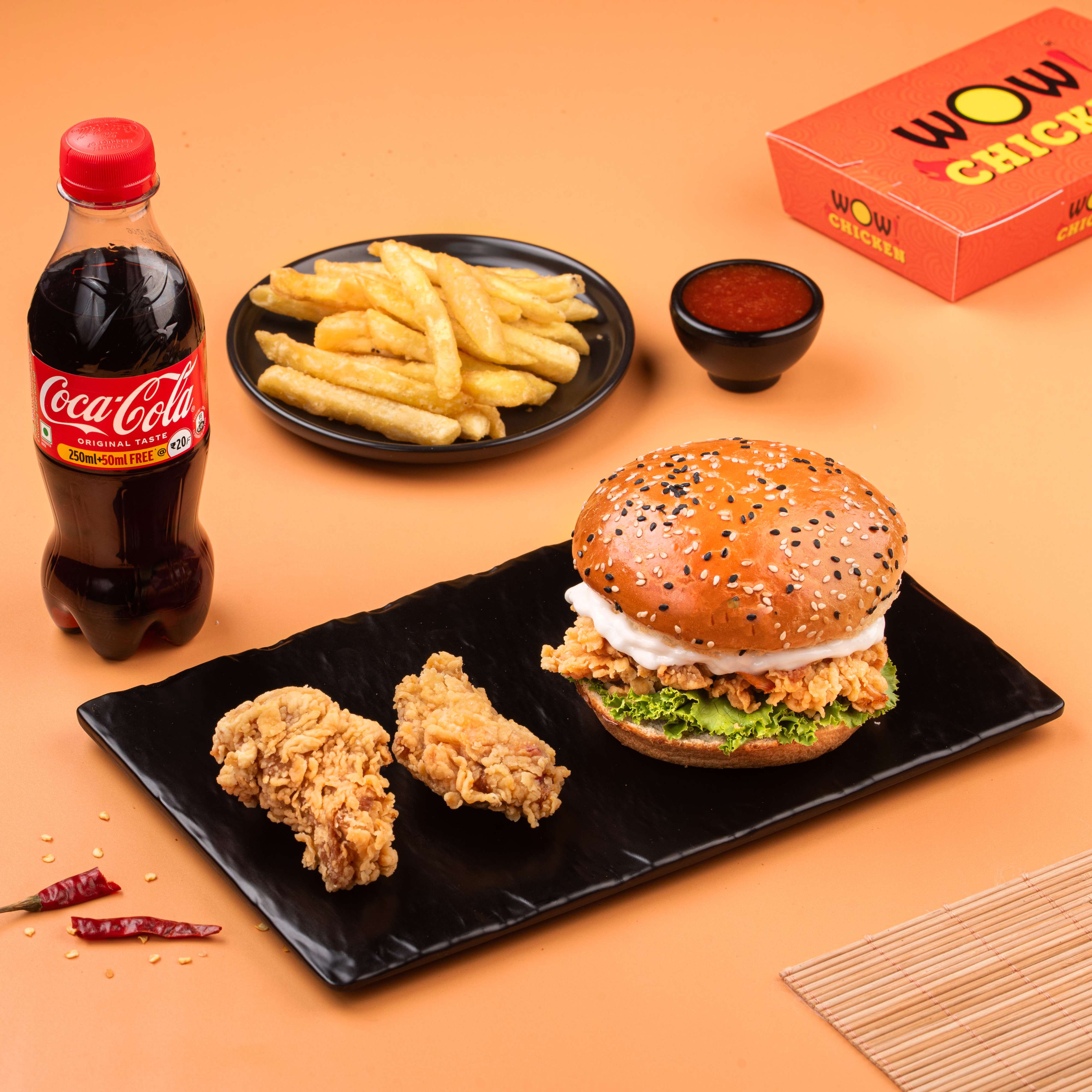 5 In 1 Meal Crispy Chicken Burger Bonanza