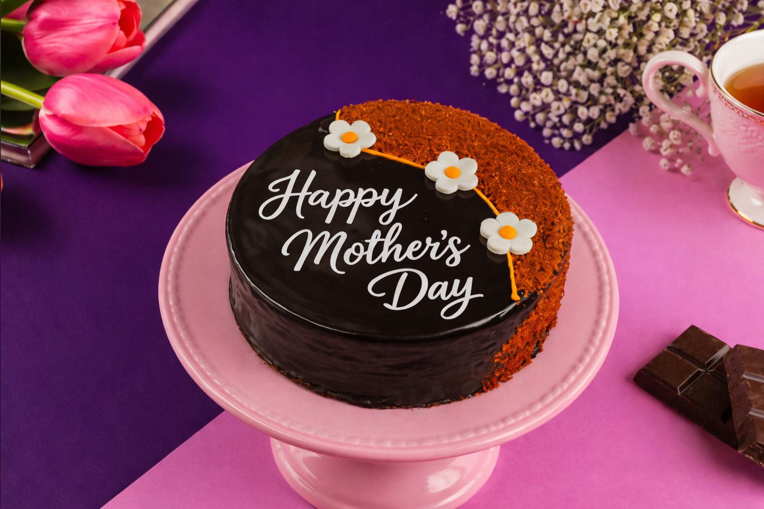 Mother’s Day Chocolate Truffle Cake – 500 Gms