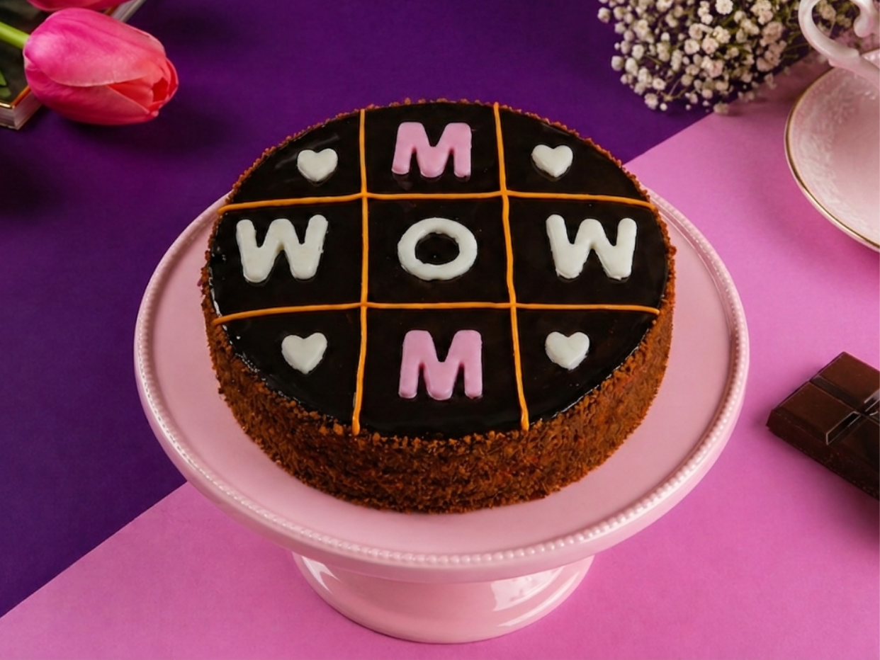WOW MOM Chocolate Truffle Cake - 500 Gms