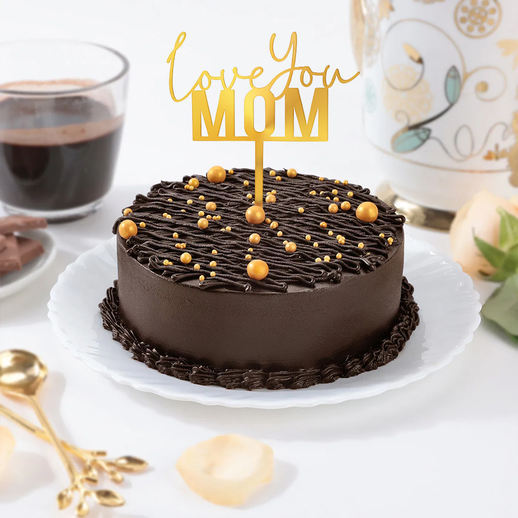 Mothers Day Midnight Truffle Cake (500 Gm)