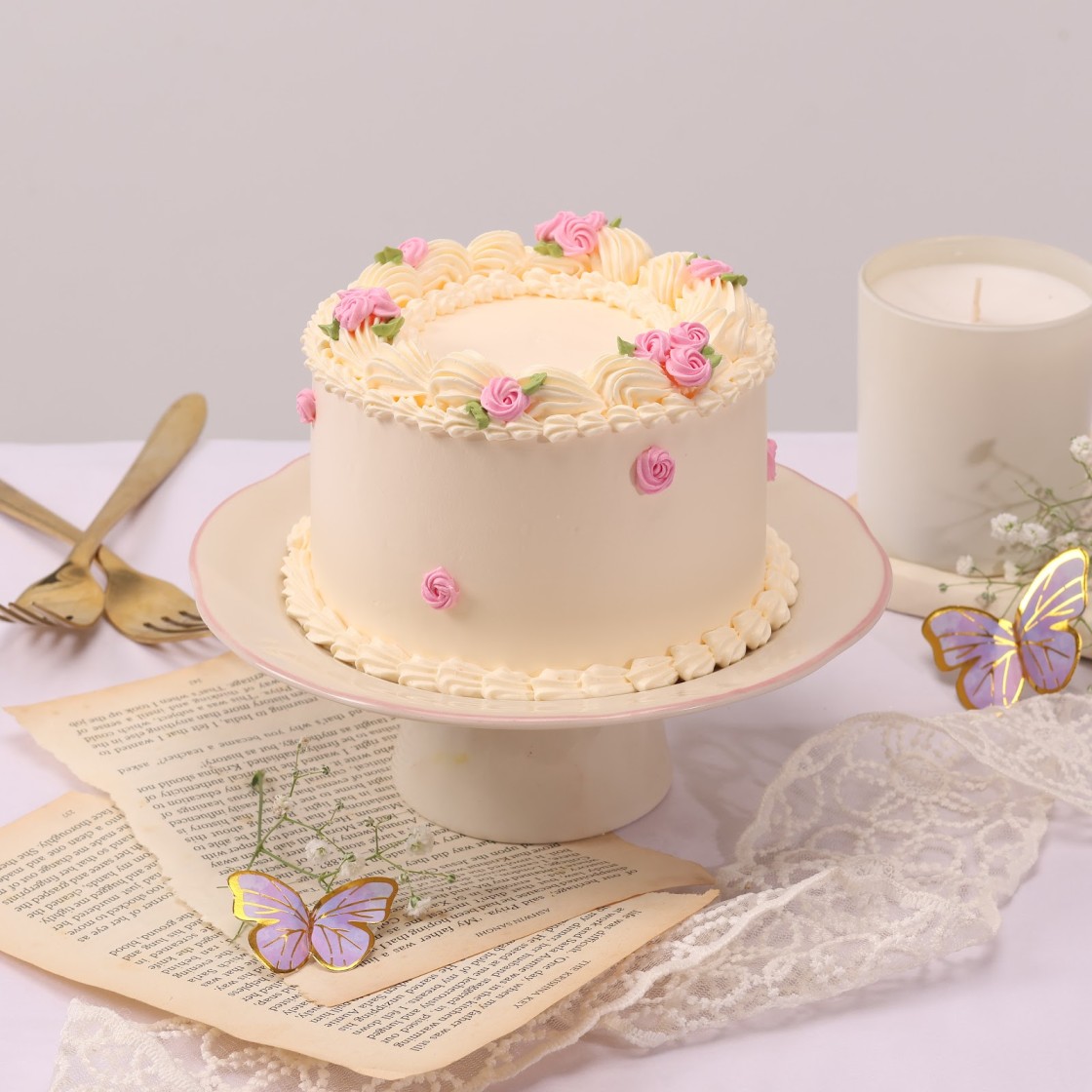 Mother's Day Pineapple Bento Cake(300 Gm)