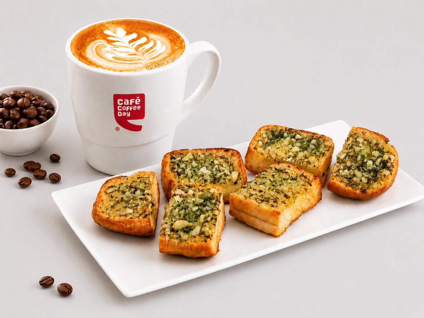 Cappuccino N Classic Garlic Bread