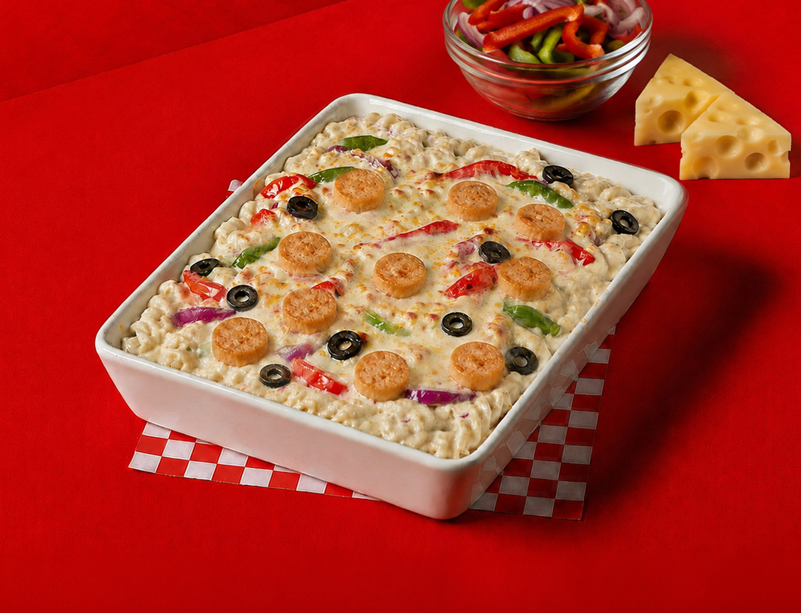 Classic White Sauce Pasta Non Veg