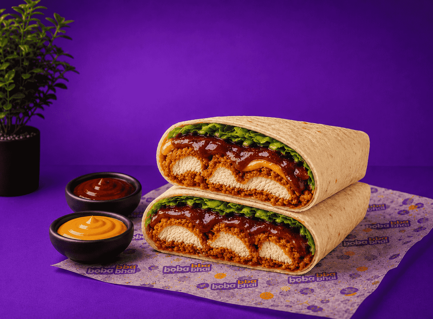 Korean BBQ Chicken Crunch Wrap
