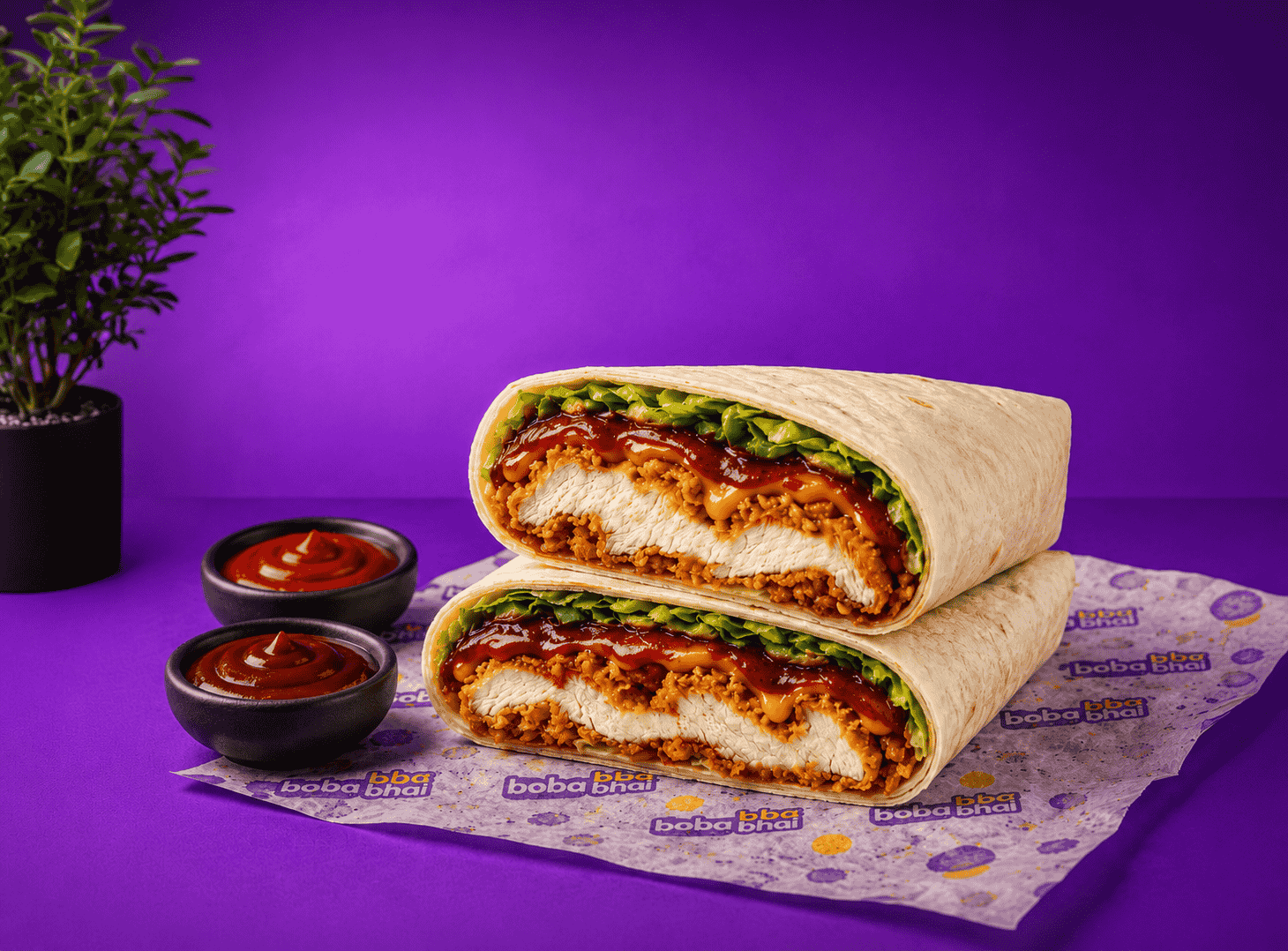 Korean Honey Gochujang Chicken Crunch Wrap