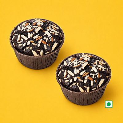 Nutty Choco Lava Cake (2Pc)