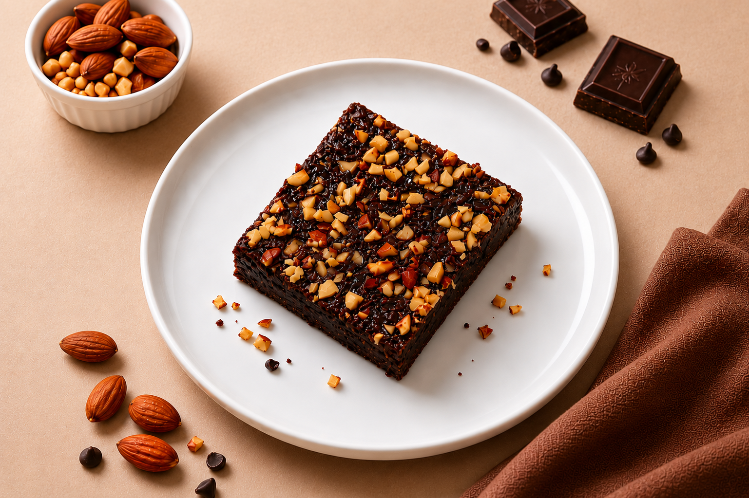 NUTTY FUDGE BROWNIE