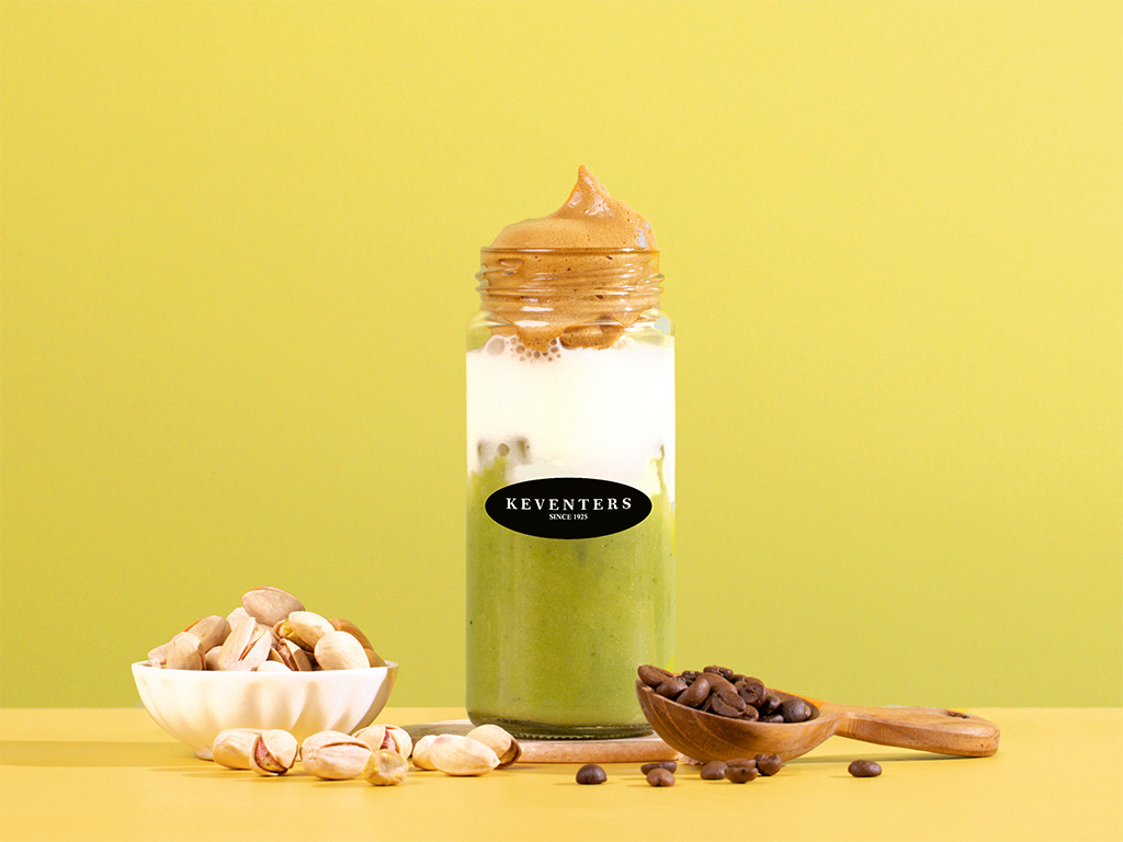 Pistachio Dalgona Milkshake