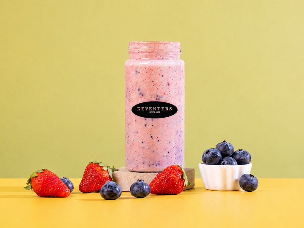 Strawberry Blueberry Fusion Milkshake