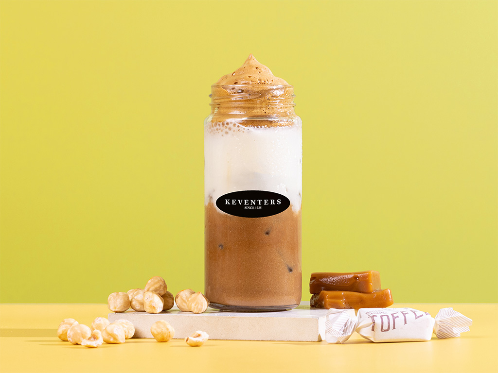 Hazelnut Toffee Dalgona Milkshake