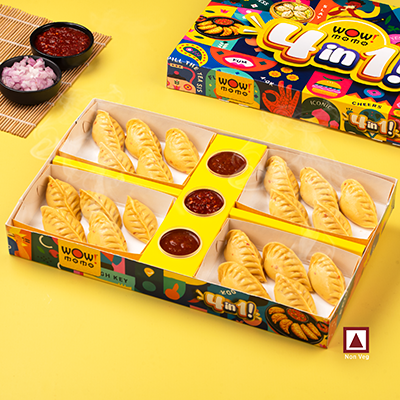 Chicken Pahari Feast Steam Momo - 20 Pcs