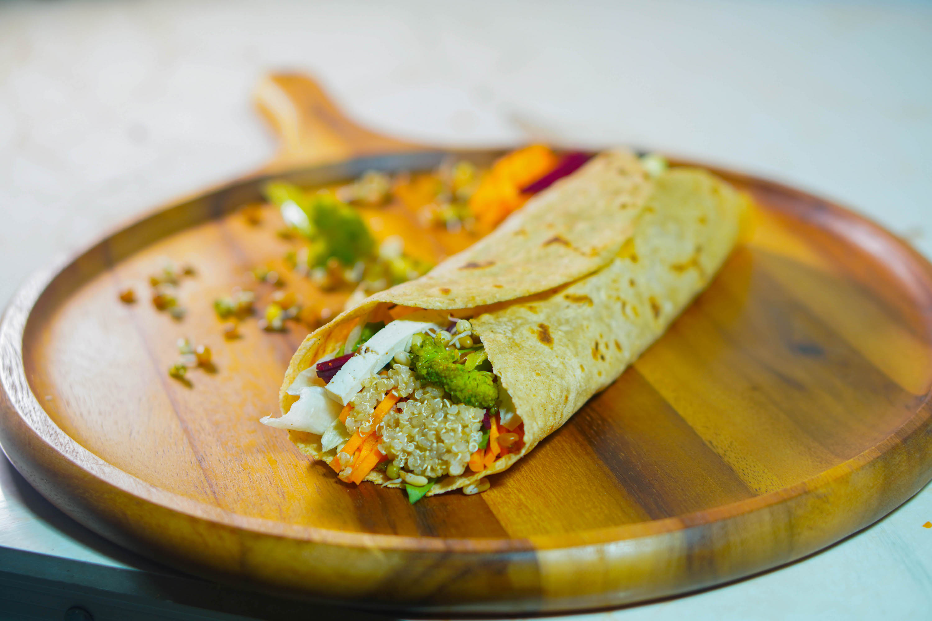 Lentil+avocado Wrap [2 Wraps]