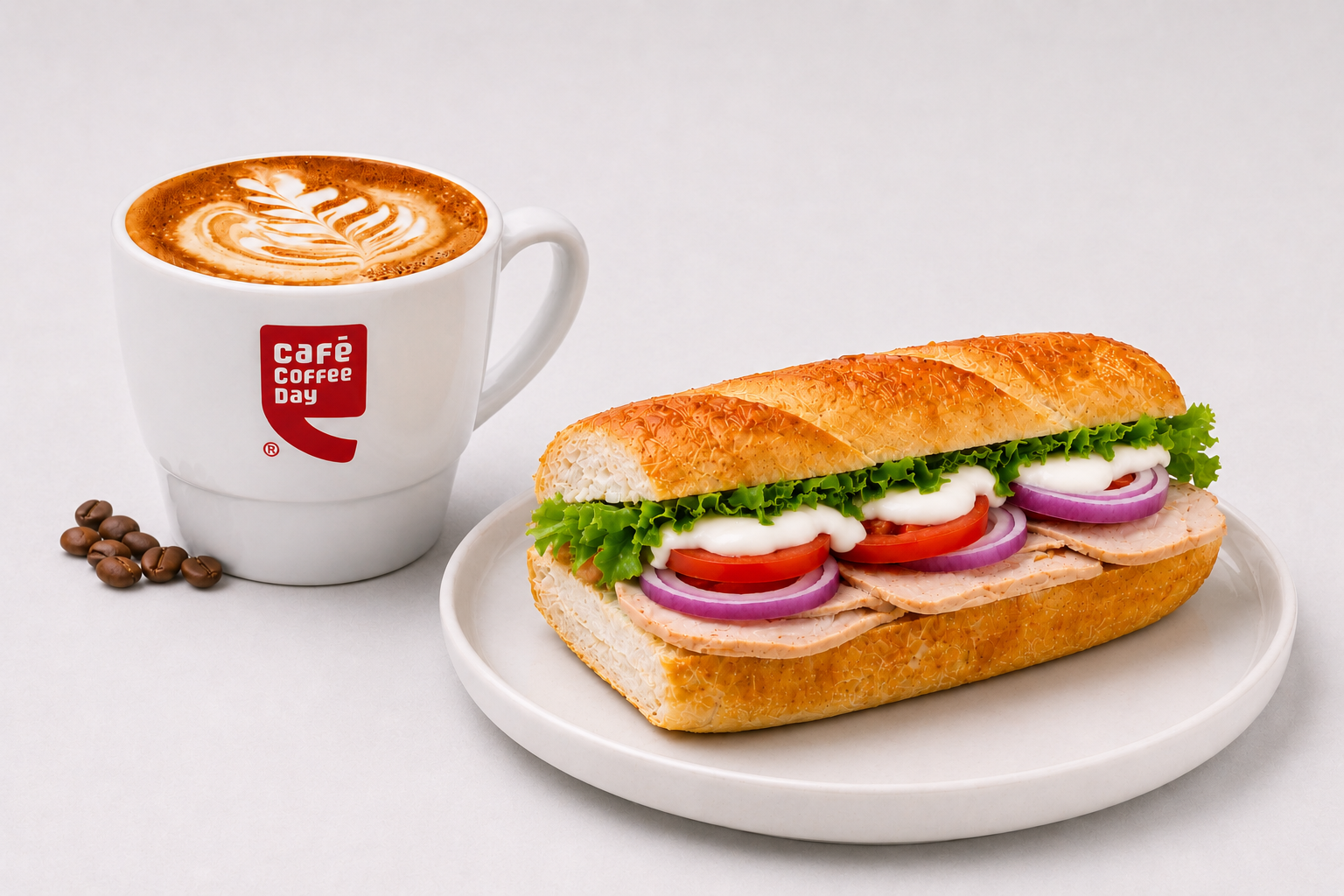 Cappuccino N Smoked Chicken Sandwich